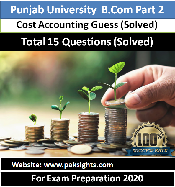 cost accounting guess papers bcom part 2