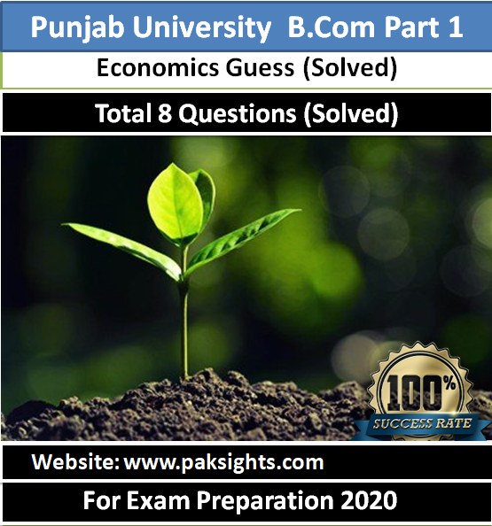 Economics guess paper 2021